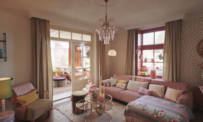 Ilse & Wilco wonen in een mix van vintage en kleur