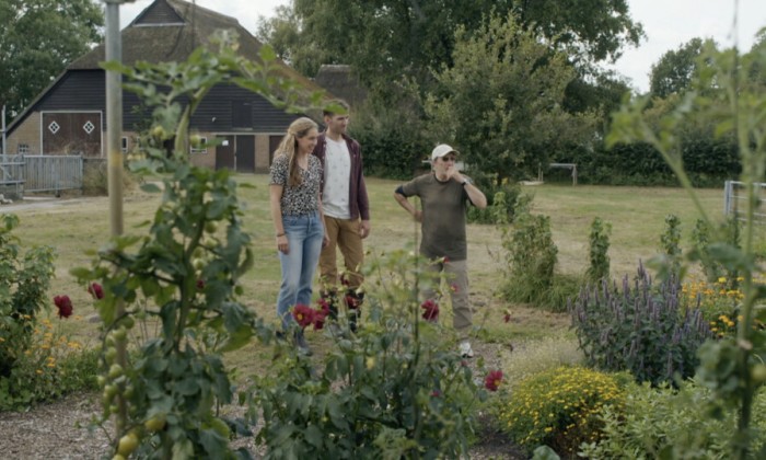 Alain bij Kirsten en Dirk die eerst top-roeiers waren