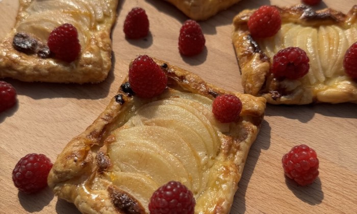 Dessert met nashipeer