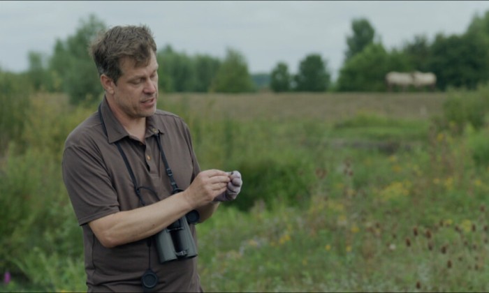 Johan met een hommel