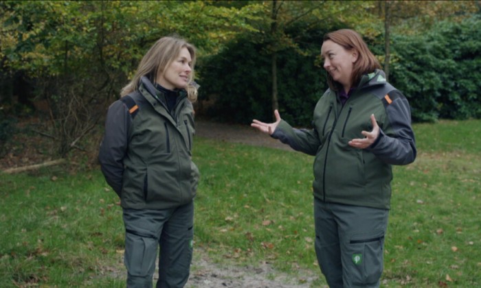 Marieke Schatteleijn op landgoed Oranjewoud