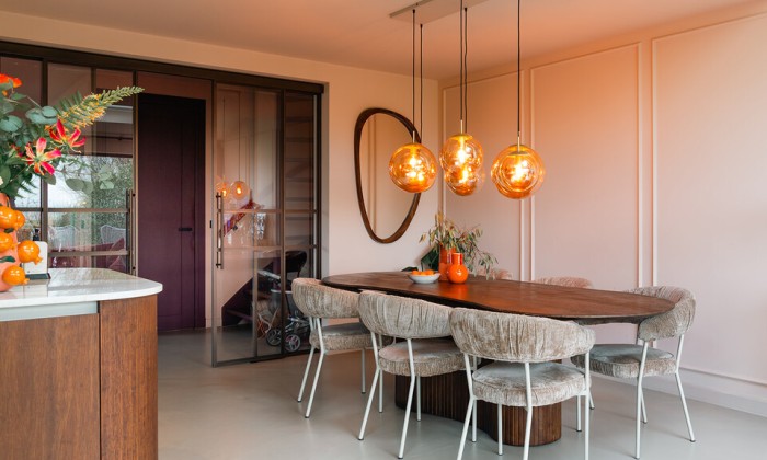 Kleurrijk gezinshuis