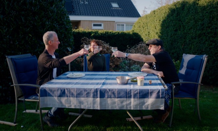 Alain bij de komkommers