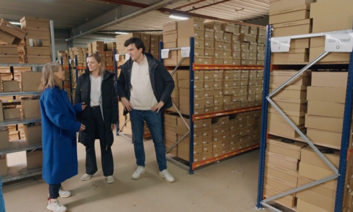 Marieke met schoenen