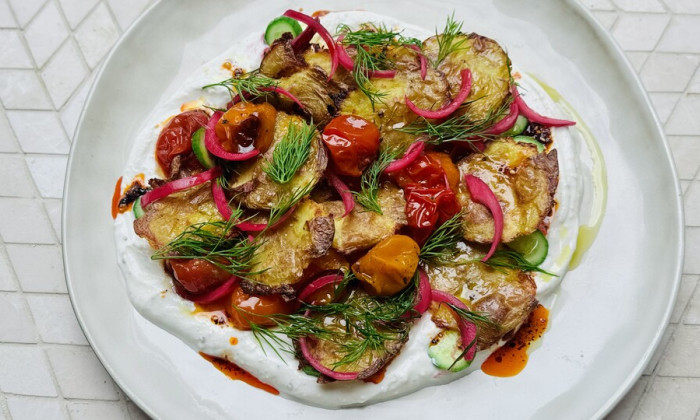 Knapperige krieltjes met feta
