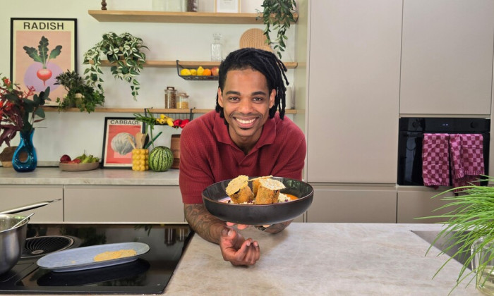 Couscous met krokante courgette