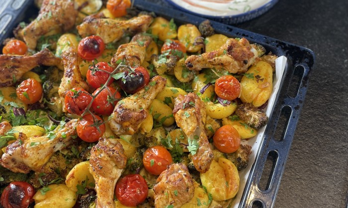 Traybake vol groente