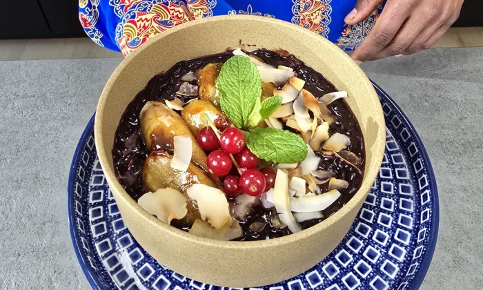 Bubur Injin: Indonesische zwarte rijstepap