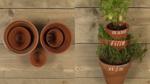 van bloempotten naar kruiden etagère kruidenetagère