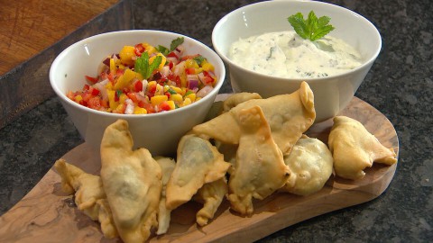 Vegetarische samosa (146) Vegetarische samosa (146)