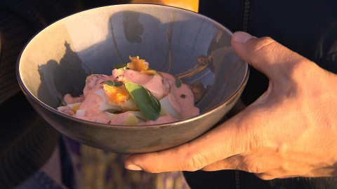 Garnalen met gekonfijte aardappel (157) Garnalen met gekonfijte aardappel (157)
