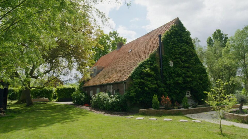 Groen huisje